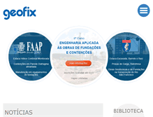Tablet Screenshot of geofix.com.br