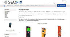 Desktop Screenshot of geofix.se