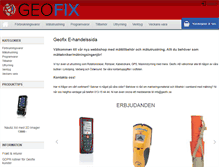 Tablet Screenshot of geofix.se
